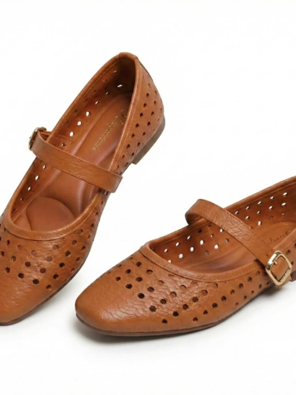 Mary Jane Shoes Women Woven Ballet Flats